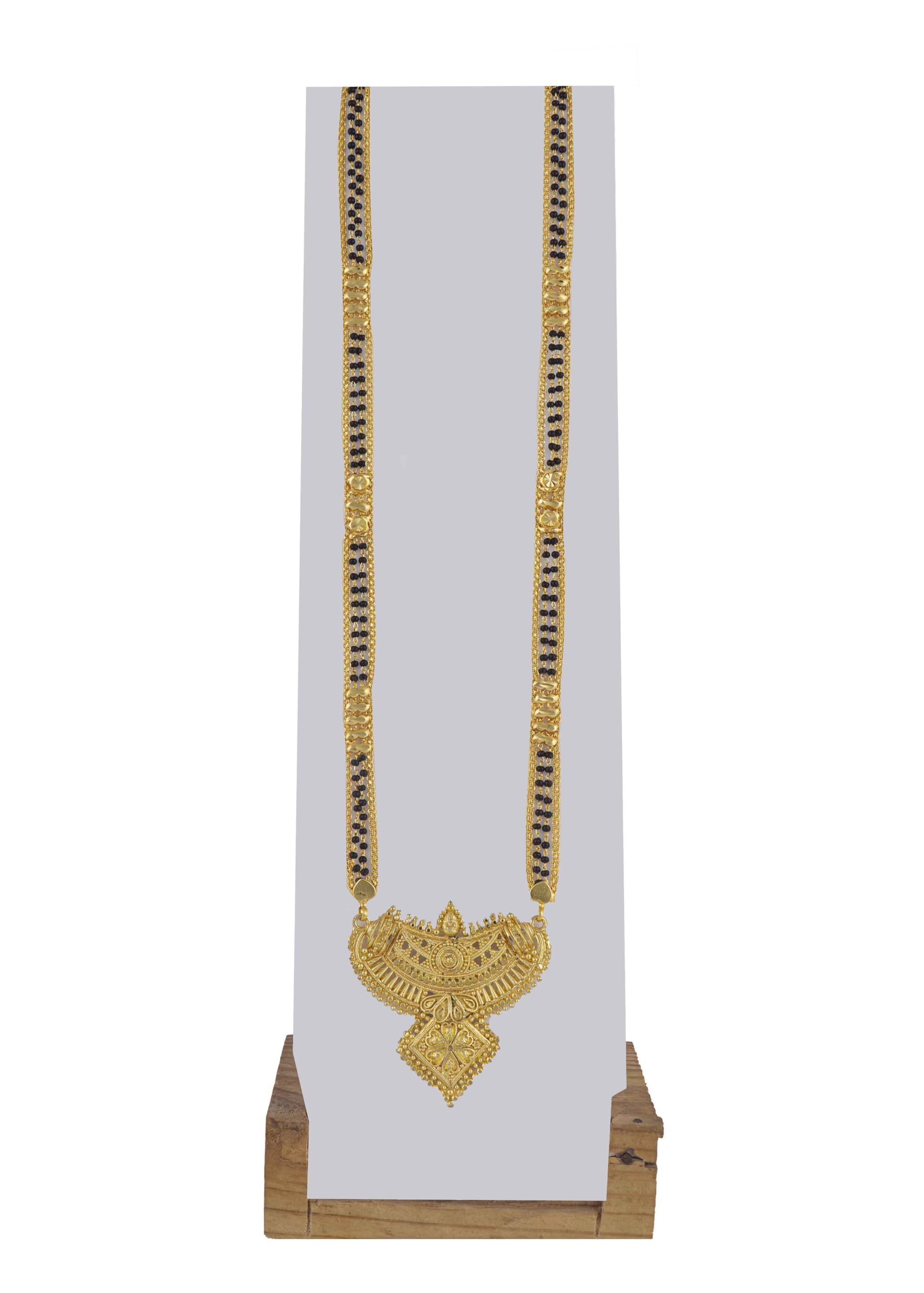 28 inch 22k Gold Plated Mangalsutra For Women