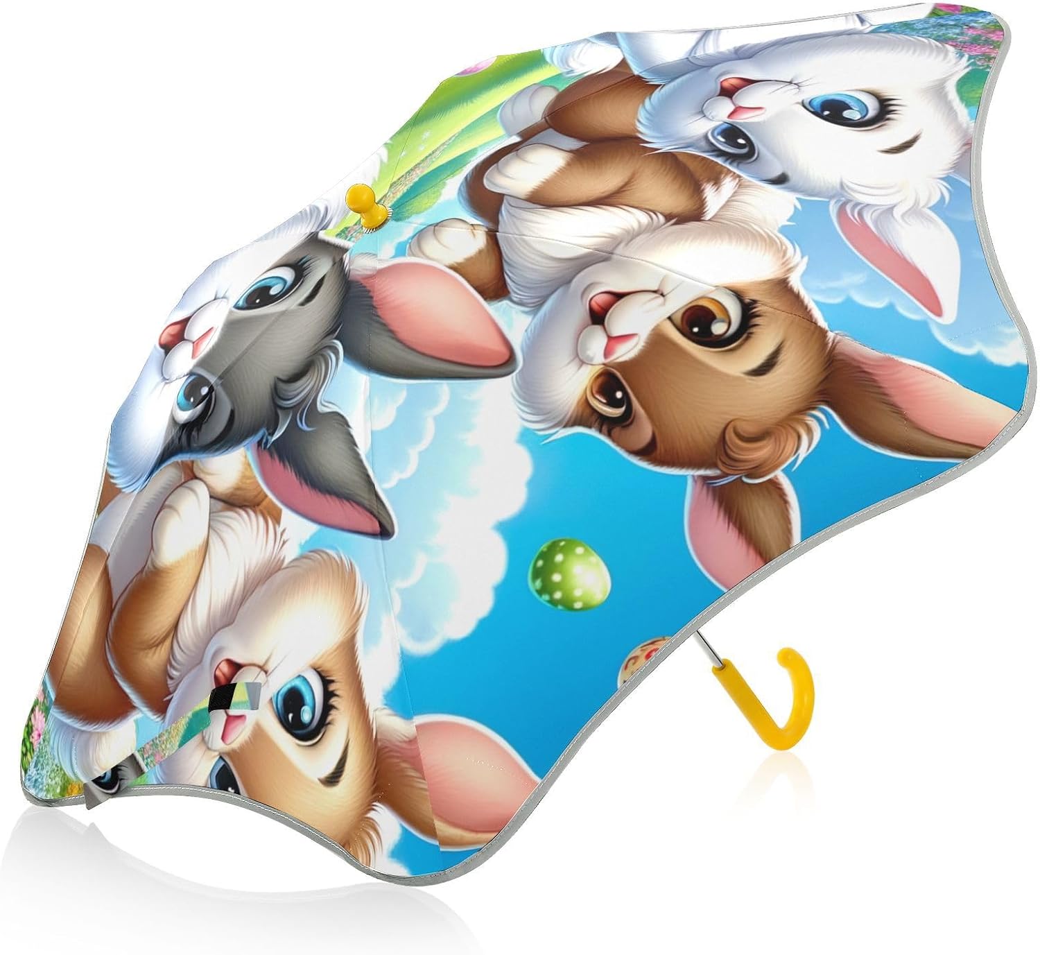 ODAWA Kid Umbrellas Flowers Butterfly Umbrellas for Toddler Boys Girls
