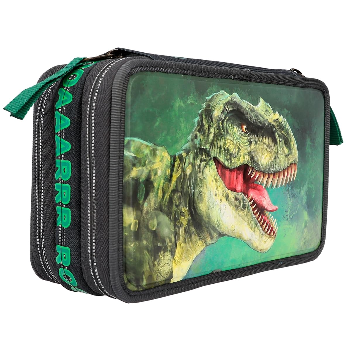 Big Capacity Multi Compartment Stationery Box Anti-Shock 3D Dinosaur EVA Pencil Case For Pens Storage - EVA Pencil Case, Dinosaur Pencil Case