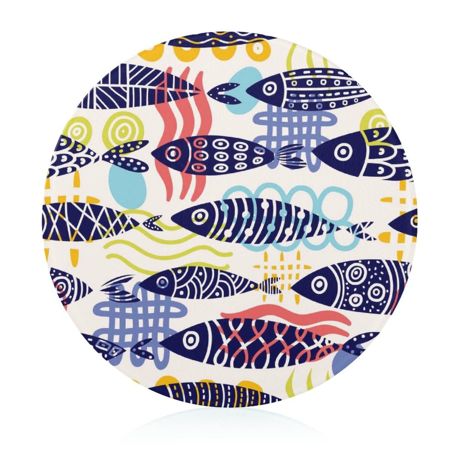 Planche à découper en verre poisson résoud le problème des odeurs de cuisine