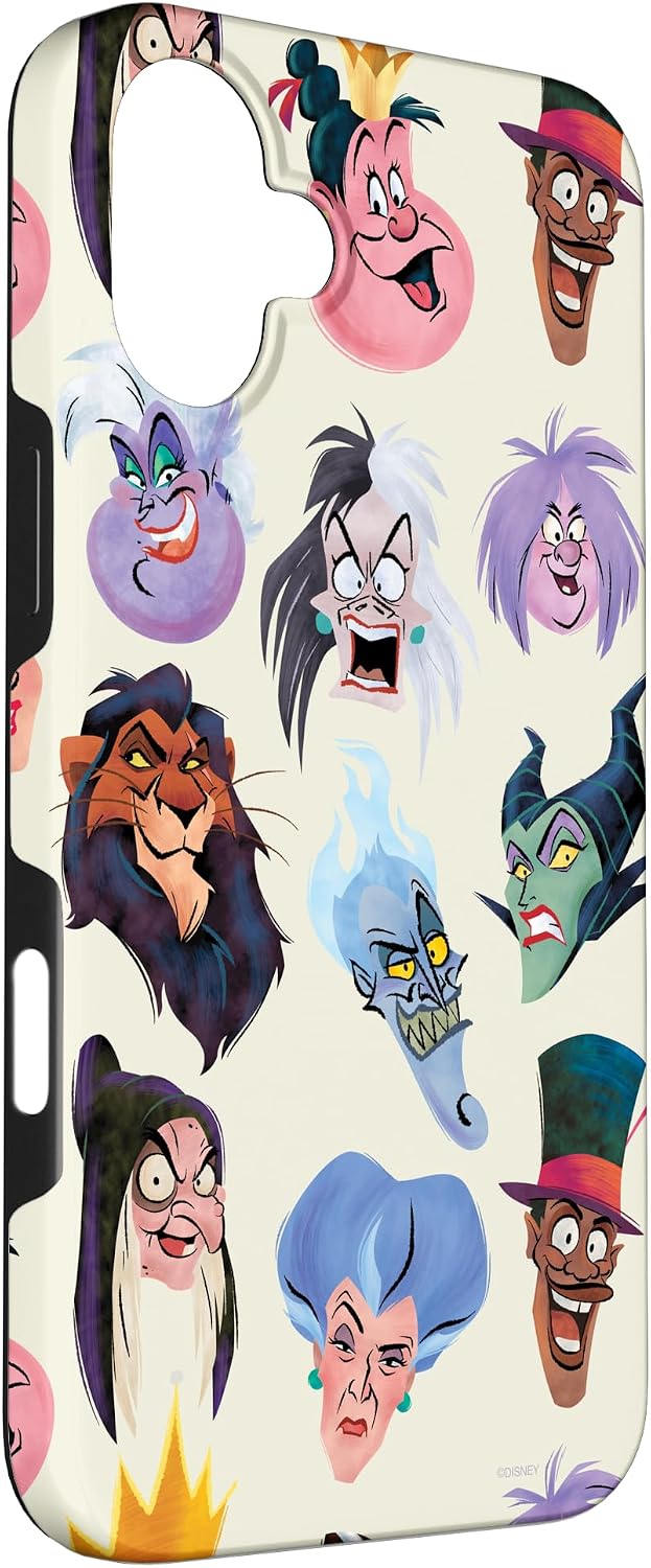 Disney Villains Vile Visages of Villainy Case for iPhone 16 Plus