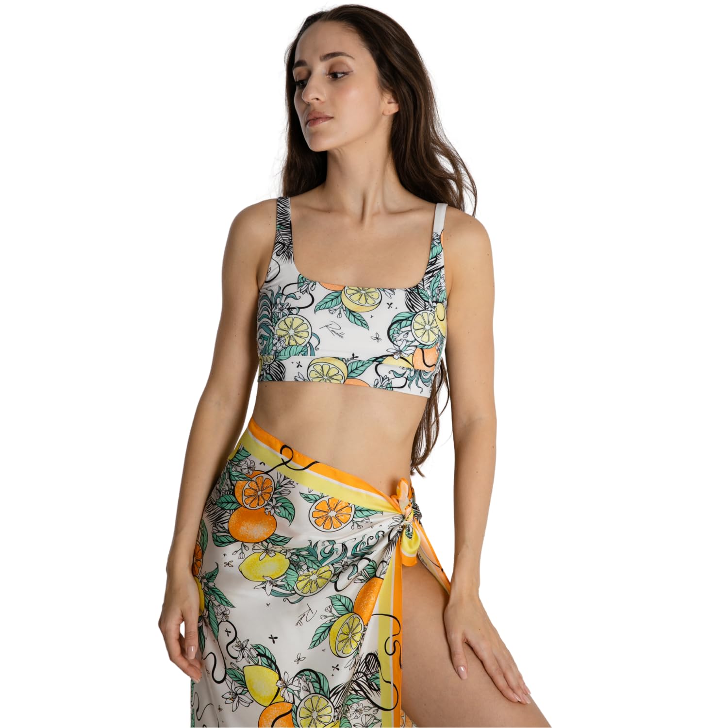 Renelle Luxus Seiden Pareo – Strandtuch, Wickelrock & Sarong – 100% Seide mit exklusiven Prints – Leicht, weich & vielseitig tragbar – 100 x 100cm für Damen