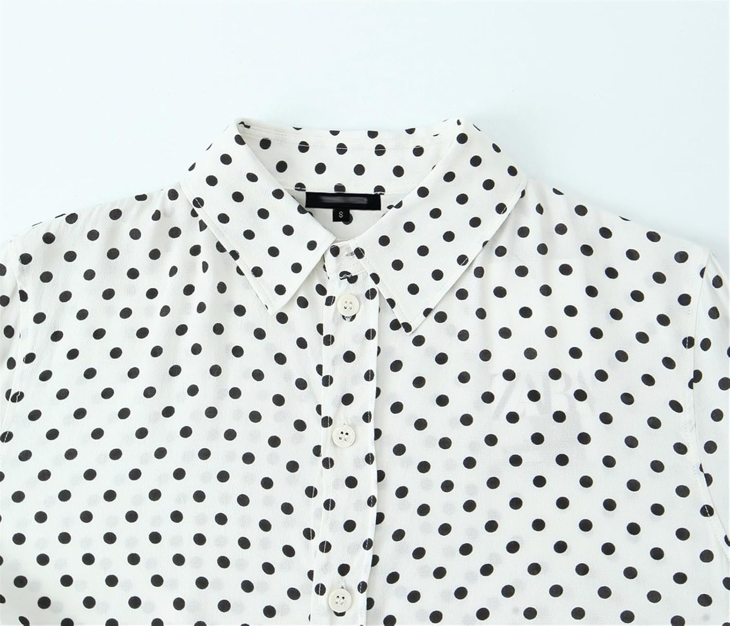 polka dot top h&m