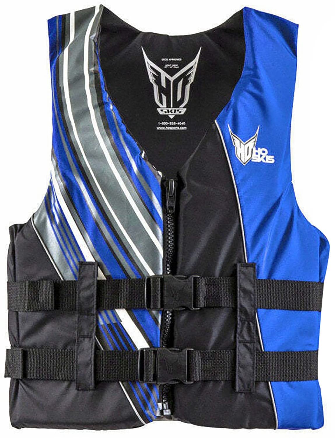 HO Infinite Tall CGA Mens Wakeboard Vest Black/Blue Sz XXL