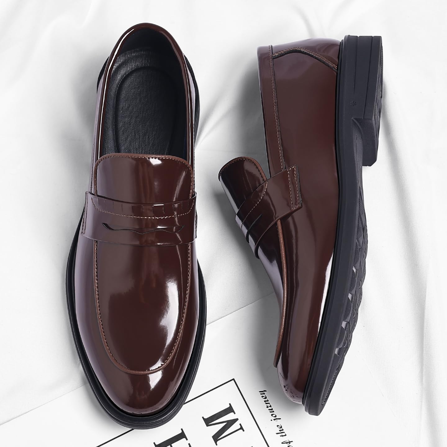 Mocassini Eleganti da Uomo Slip On per Ufficio, Matrimonio, Formale e Casual