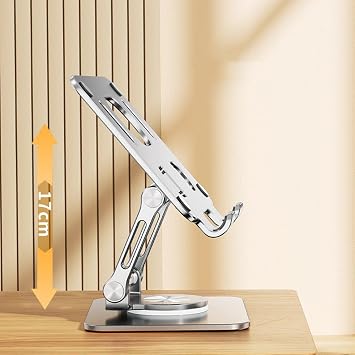 Laptop Stand For Desk Adjustable Ergonomic Foldable Rotating Computer