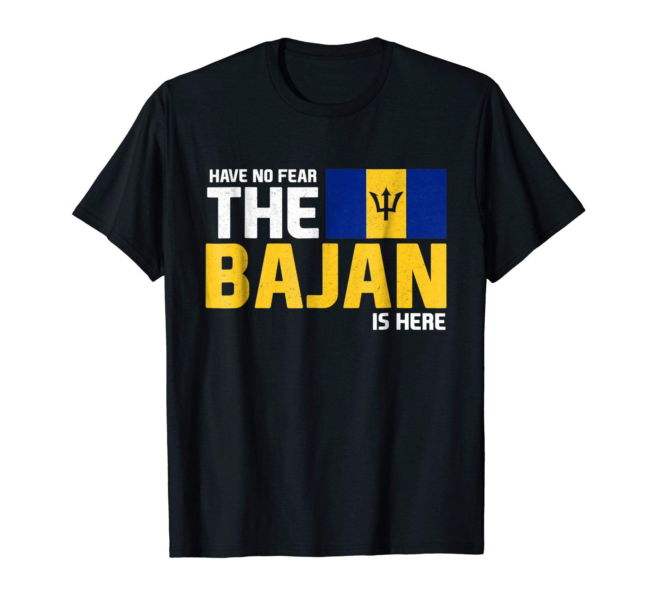 Jamrock Barbados Vacation ApparelHave No Fear, The Bajan is Here! Barbados Pride T-Shirt T-ShirtOEKO-TEX STANDARD 100