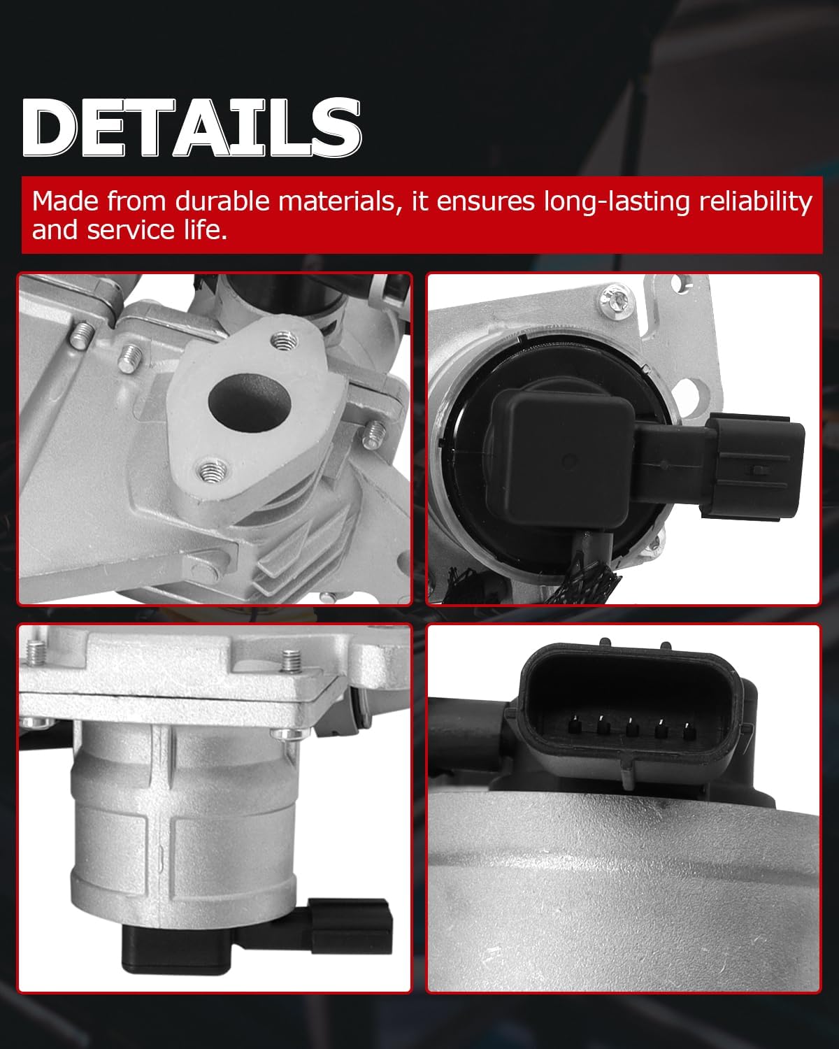 1ST 25710-31022 Secondary Air Injection Check Valve Compatible with Toyota 2012-2015 Tacoma with 4.0L V6 Replaces OE: 176130P010 2571031020