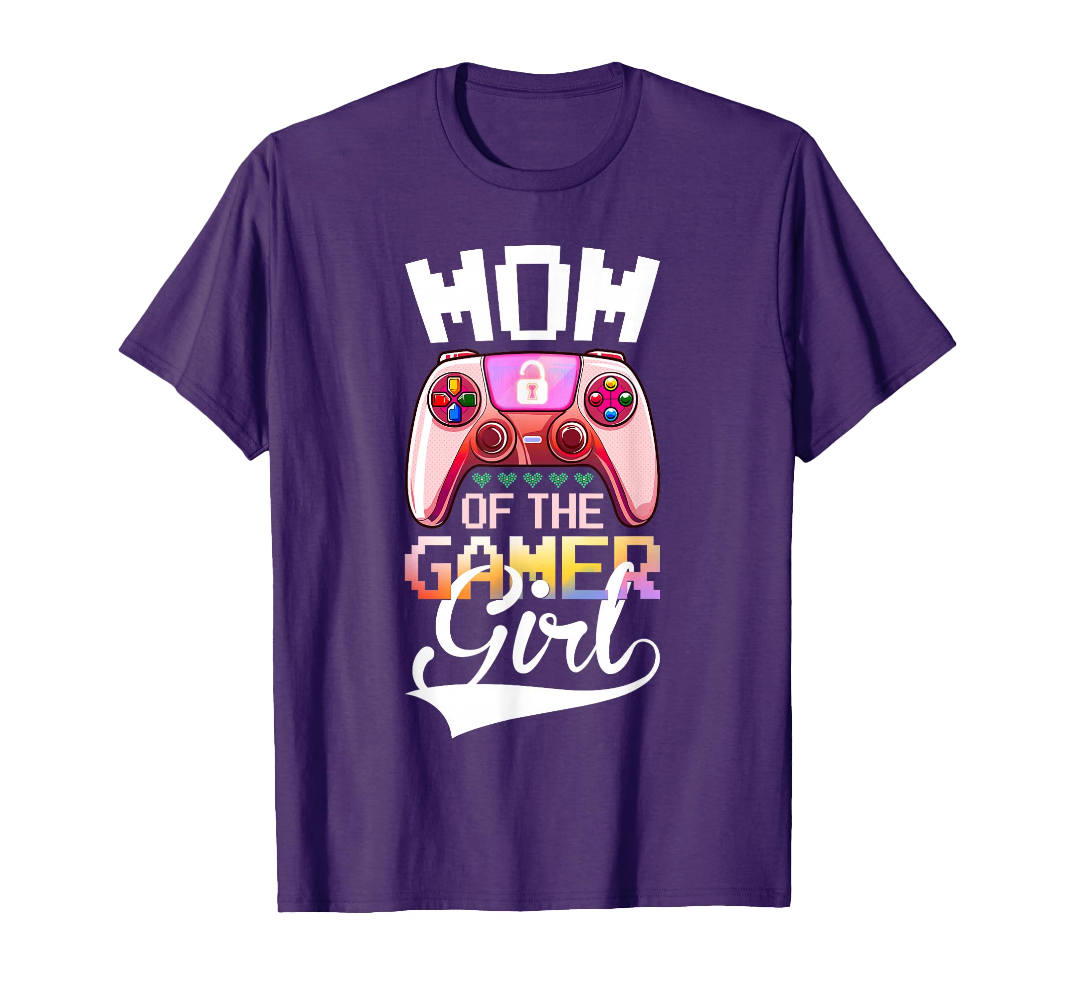 Mom of the Gamer Girl Matching Video Game Birthday Party T-Shirt
