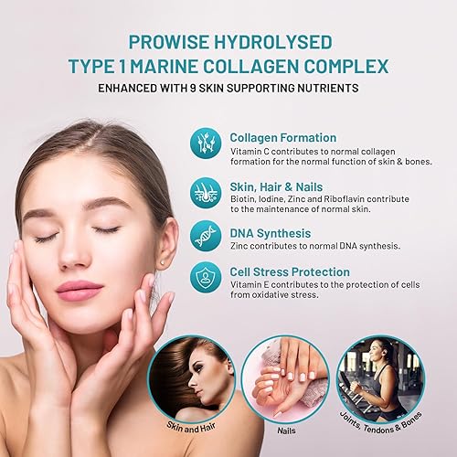 Miniatura 3 de Colágeno marino con ácido hialurónico 1100 mg  90 cápsulas potenciadas con ácido hialurónico, vitaminas C, E, B2, biotina, cobre, zinc y yodo  para