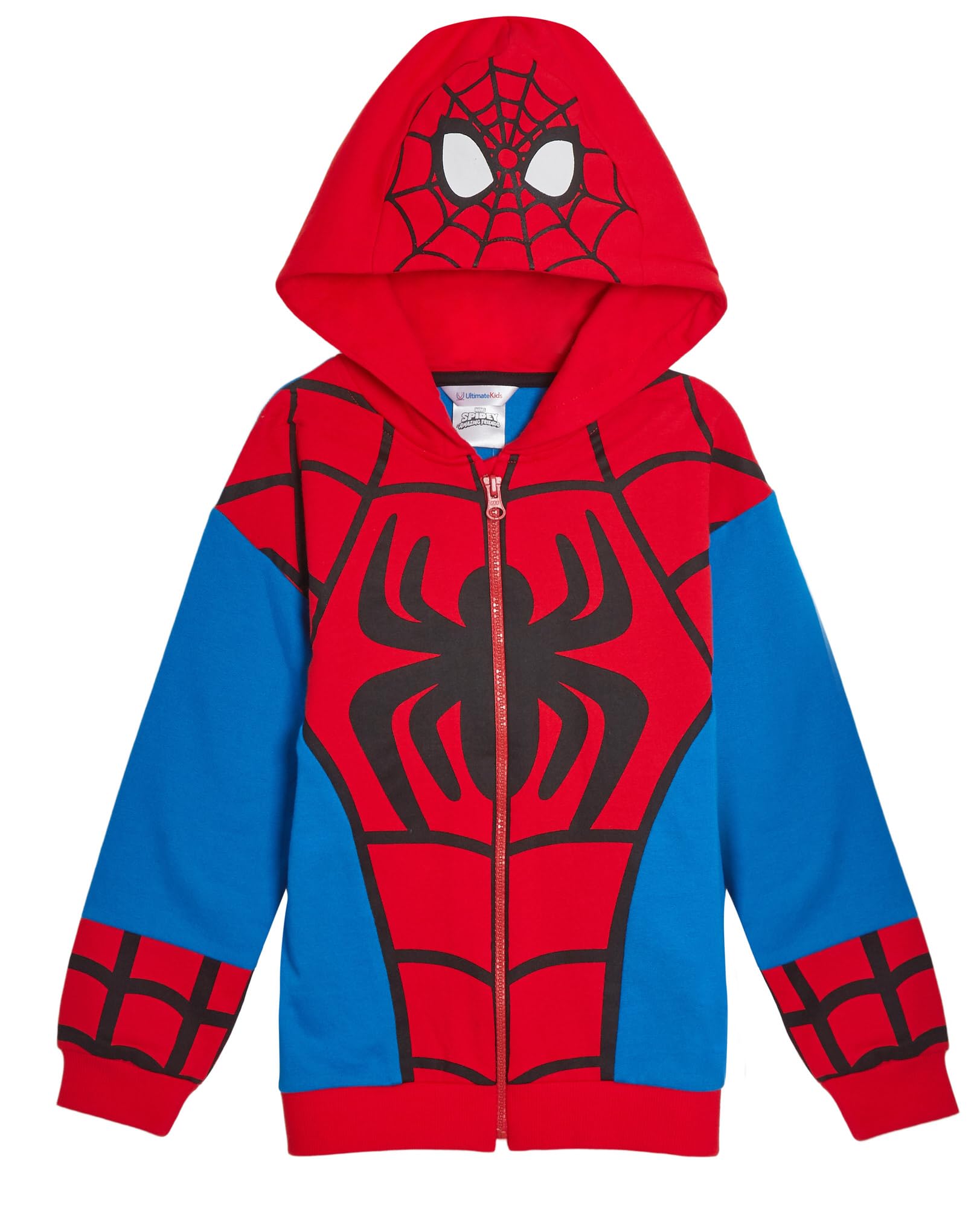 Sweat à capuche zippé pour enfants Spidey et ses amis incroyables Miles Morales Ghost Spider ou Spidey