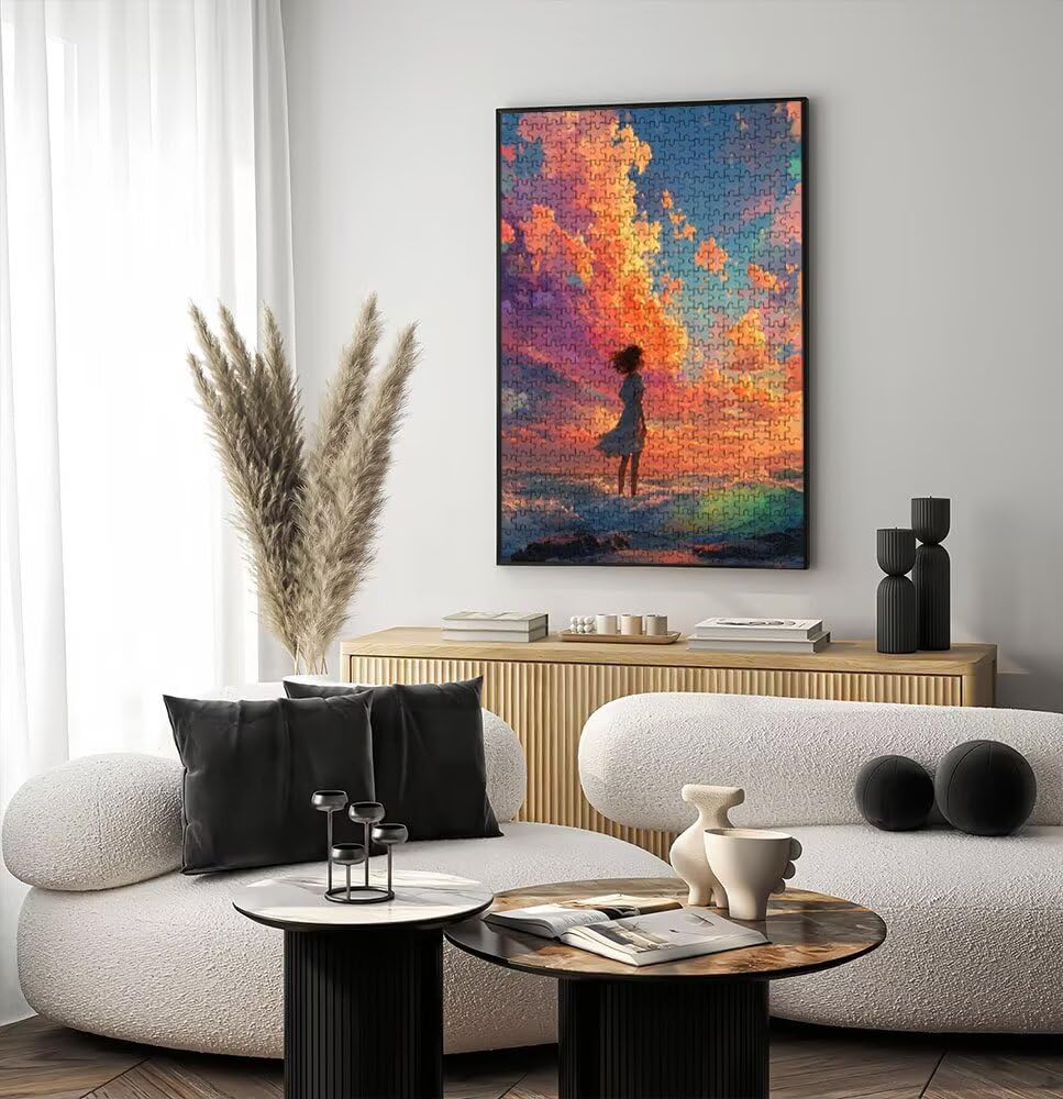 Puzzle 4000 Pezzi, Jigsaw Puzzle per Adulti, Donna Mare BLQSBGA6-367 | Puzzle Classici, Impossibile Difficile Sfidanti Puzzles, Puzzle Decorativo per La Famiglia, Come Regalo e Decorazione Pareti