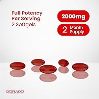 Vista 8 de Antarctic Krill Oil Supplement (2000mg Per Serving, 60 Softgels) Krill Oil Omega 3 Supplements with EPA, DHA & Astaxanthin - Premium Phospholipid