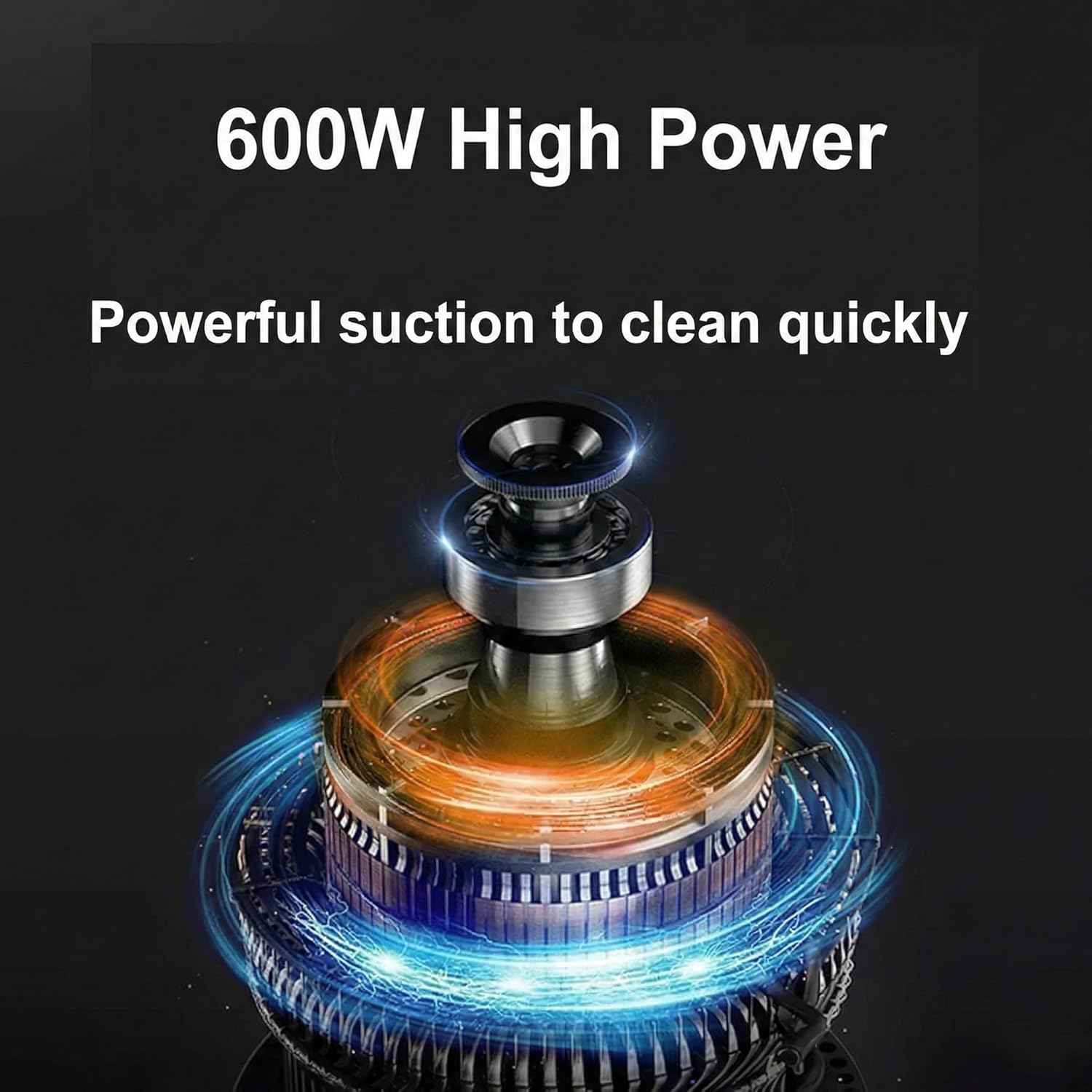 Stick Vacuum Cleaner 600W, Corded Bagless Upright Vacuum for Carpet, Hardwood, Tile Floors, Lightweight with Crevice Tool, Picks Up Pet Hair, Human Hair, Great for Home, Dorm, Small Spaces