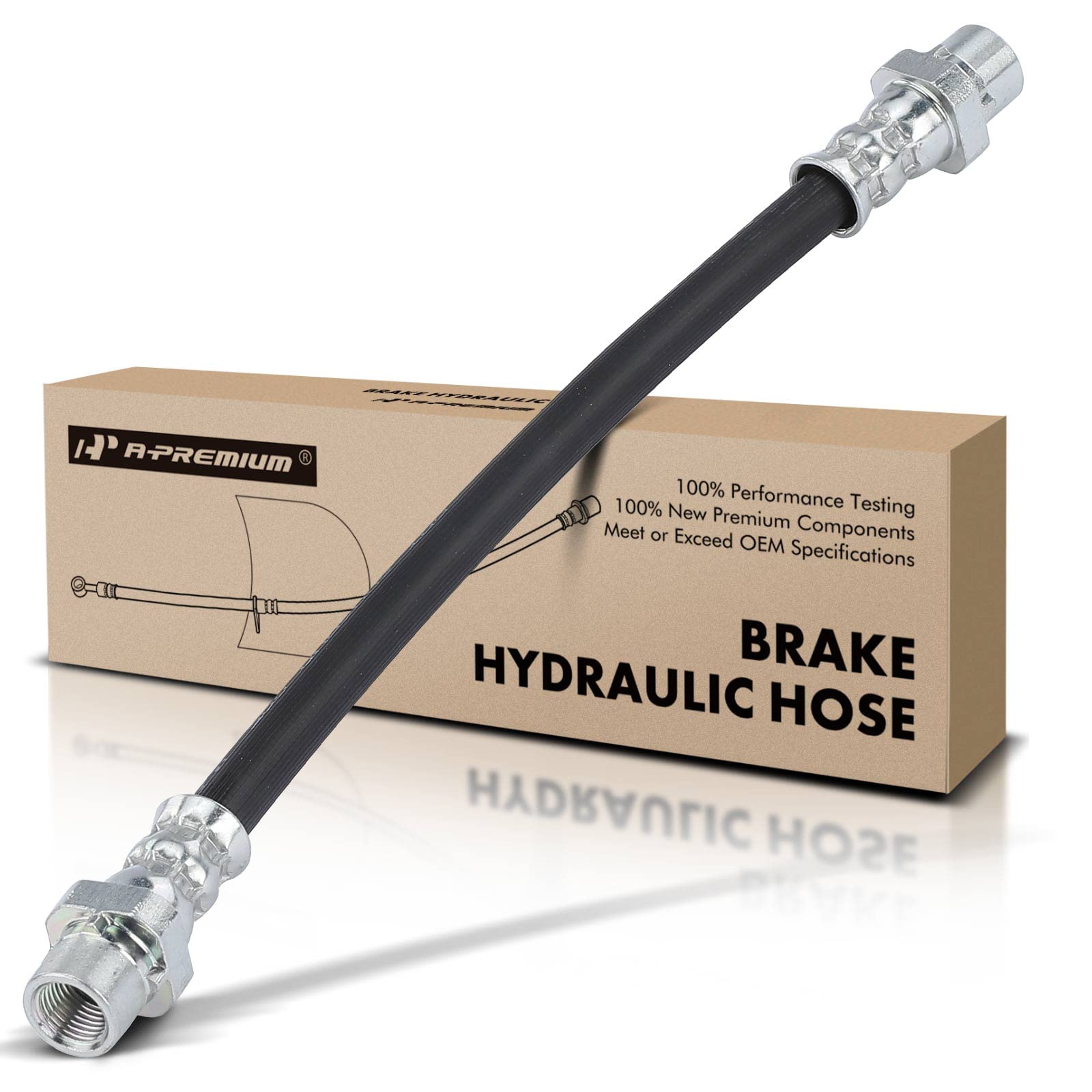 A-Premium Rear Brake Hydraulic Hose For Mini Cooper - Compatible With 2010-2016 Models (R58 Series)