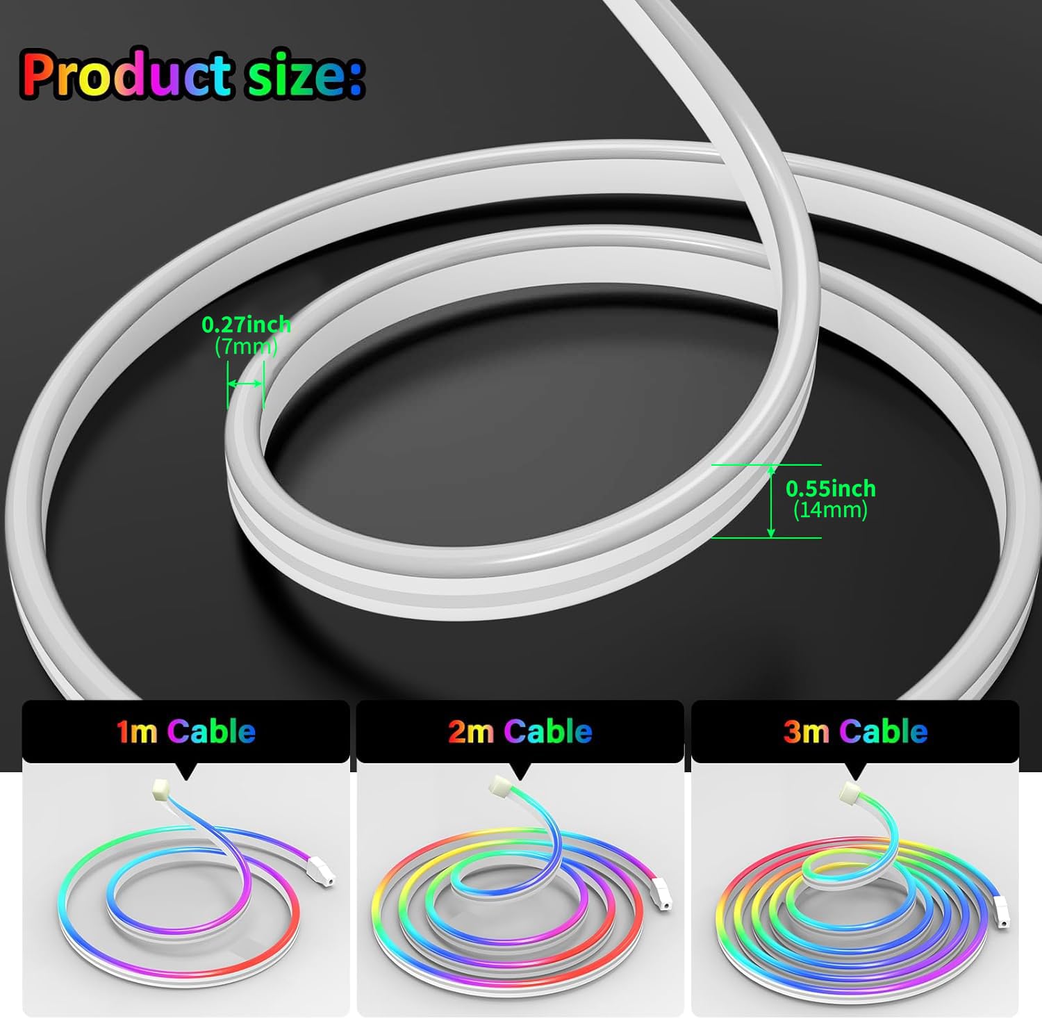 流れるledテープライト 防水 RGB usb テープライト 5m 5V ledテープ 間接照明 音楽連動 タイマー機能 調光調色 フレキシブル リモコン付き インドア/屋外/寝室/キッチン/リビング diy (2 メートル)