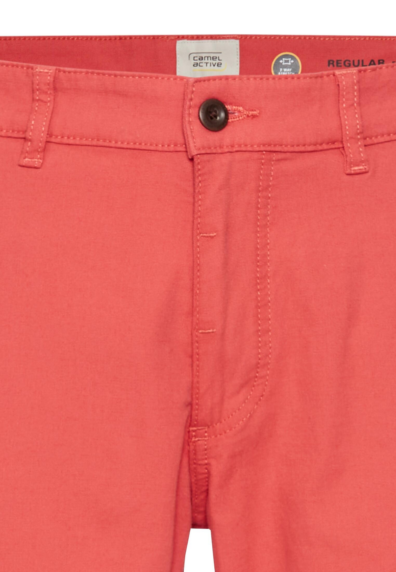 camel active Herren Chinoshorts aus Baumwolle mit Stretch