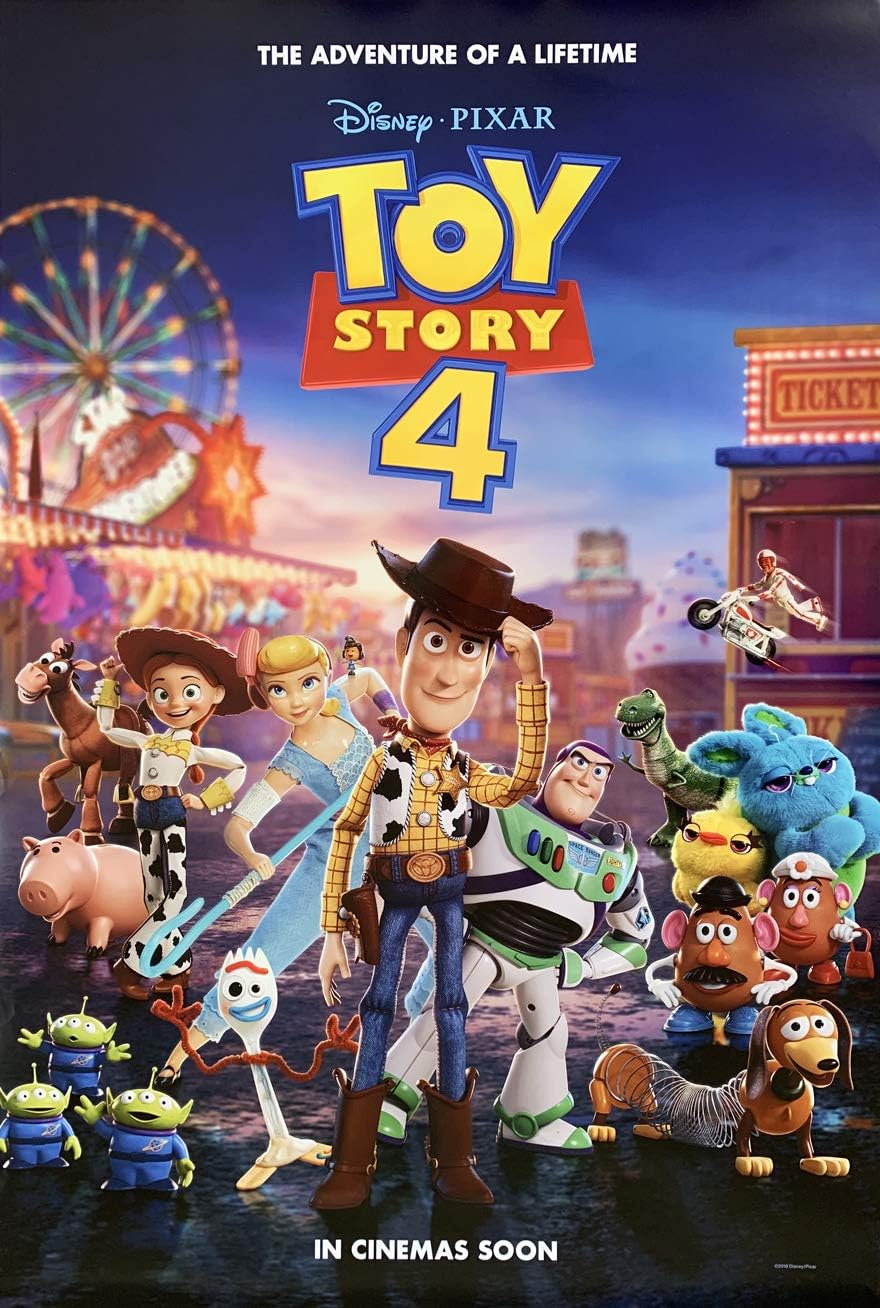 Movie Poster TOY STORY 4 2 Sided ORIGINAL Advance Version C 27x40 TOM HANKS