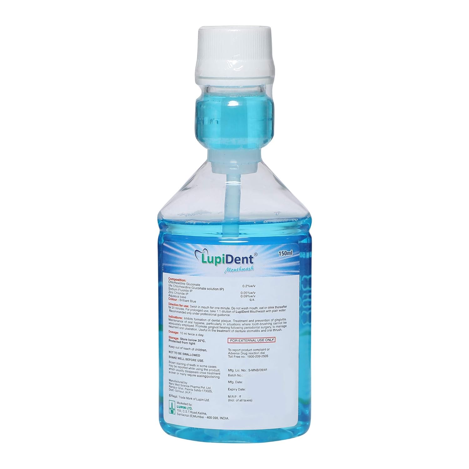 Buy Lupident Mouth Wash 150 ml (Pack of 3) Online at Low Prices in India Amazon.in