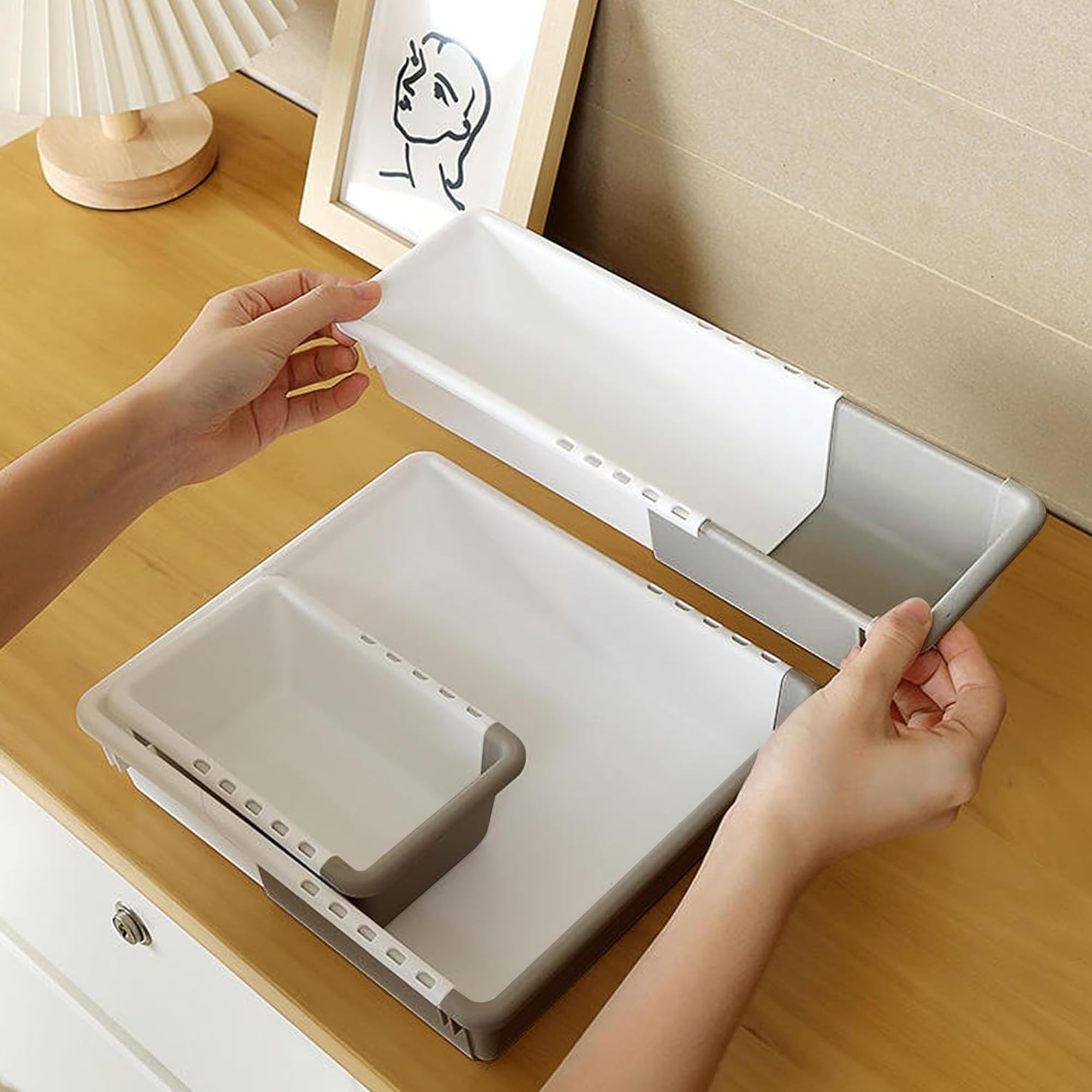 Expandable Drawer Organizers - Keep Drawers Tidy -5 Expandable Drawer Organizers - Keep Drawers Tidy -5