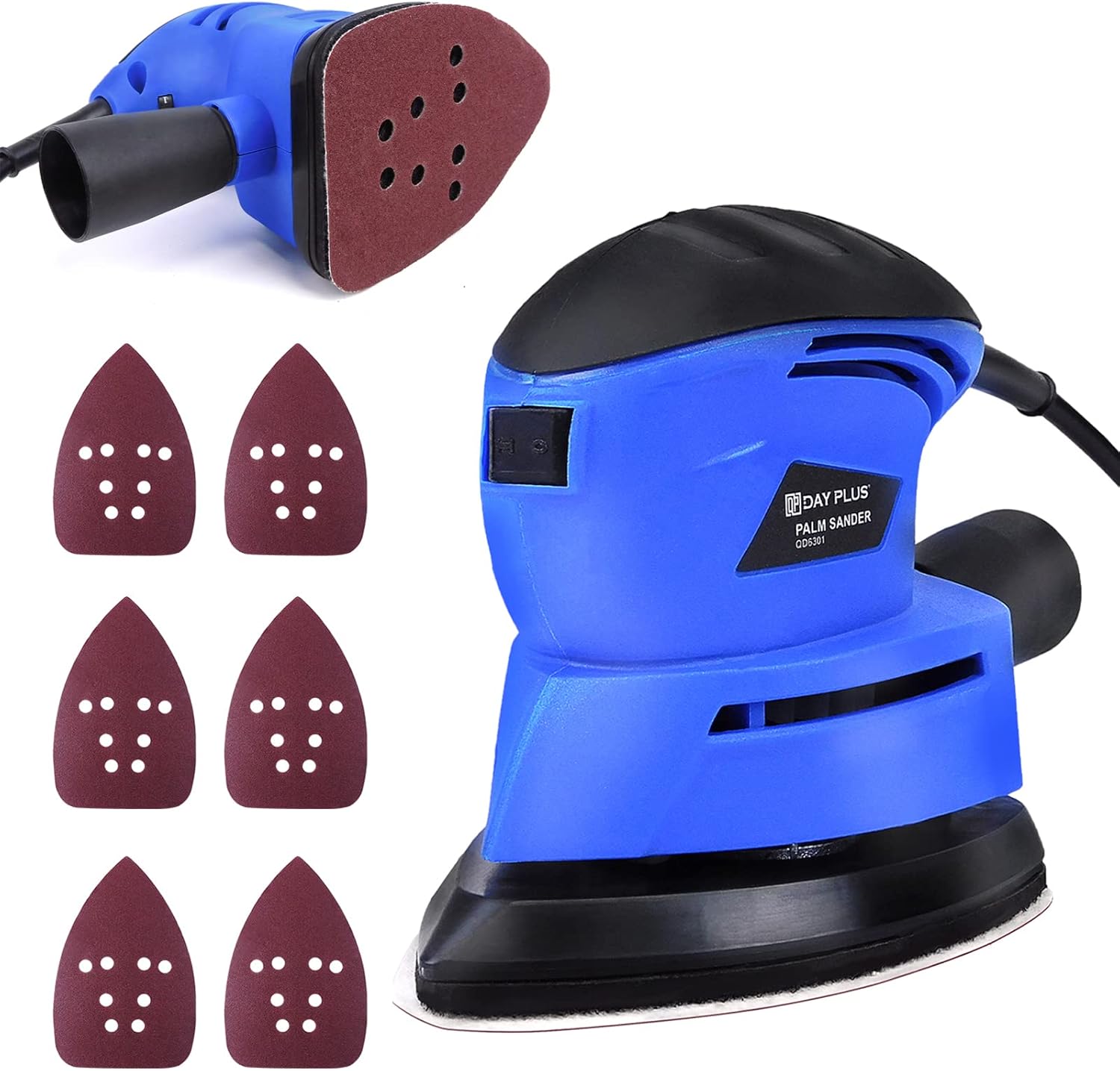 Electric Sander,12000RPM Random Orbit Sander,130W Mouse Detail Sander