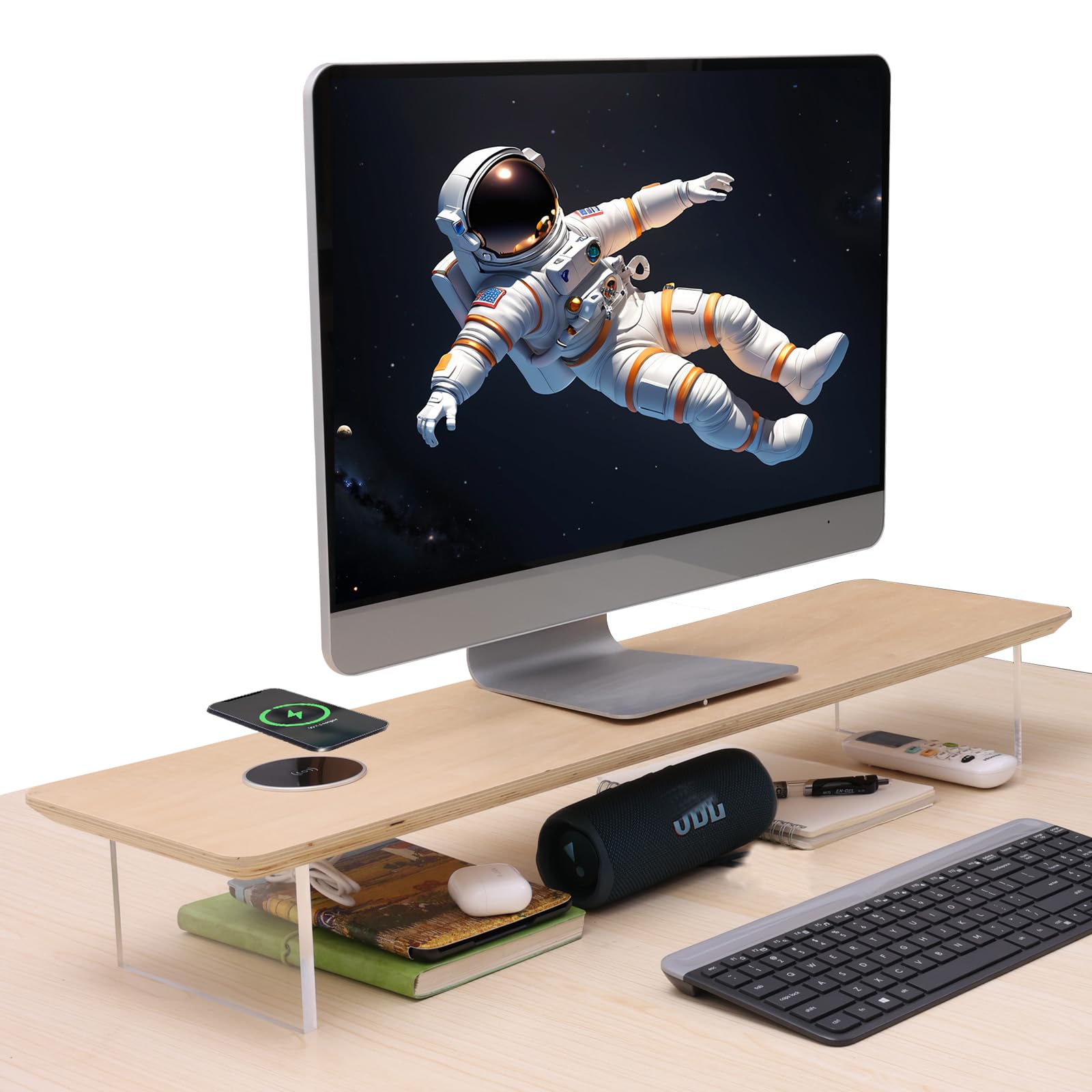 Organiseur de bureau pour ordinateur portable et espace de télétravail