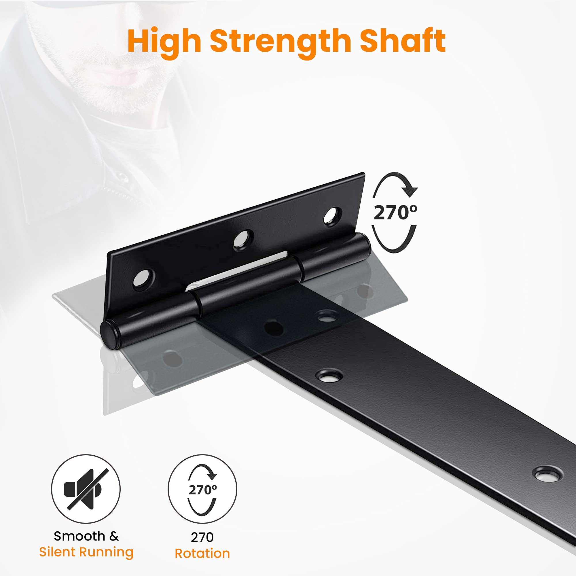 Garden Gate Hinges for Wooden Shed - Image 3
