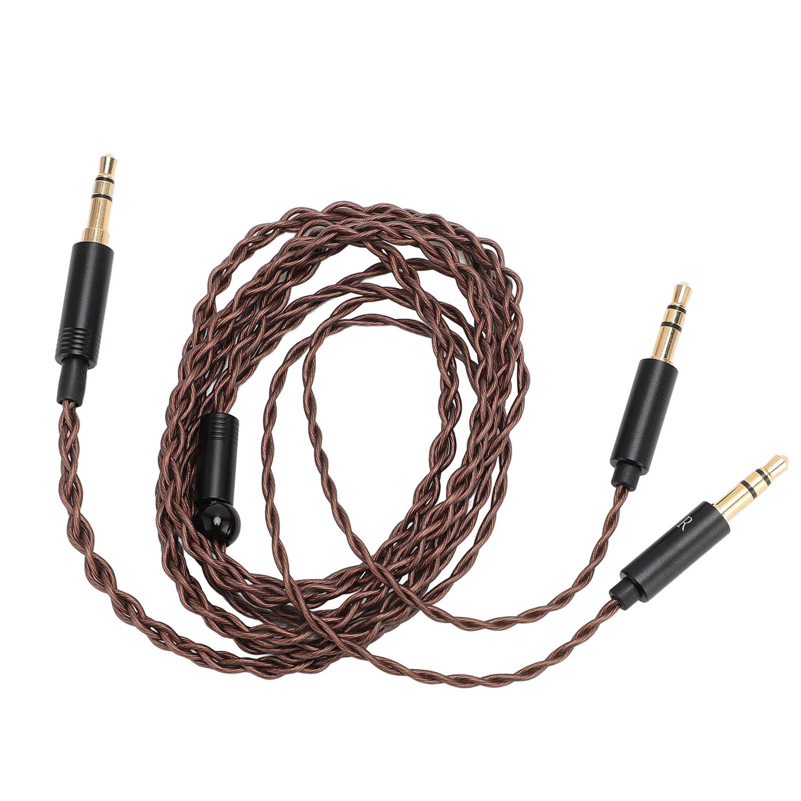Zamienny Kabel do Aktualizacji Audio dla T1 II T5 dla MDR Z7 dla Sundara dla Arya dla Ananda, Kabel Zastępczy Słuchawek 3.5mm do Podwójnej Wtyczki 3.5mm
