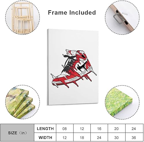 Miniatura 2 de Póster de tenis para correr, deportes, decoración de habitación de niños, pósteres artísticos (2) impresiones artísticas de pared en lienzo para