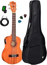 Ukulele Elétrico Shelby Tenor Su25me Stnt + Capa E Paletas