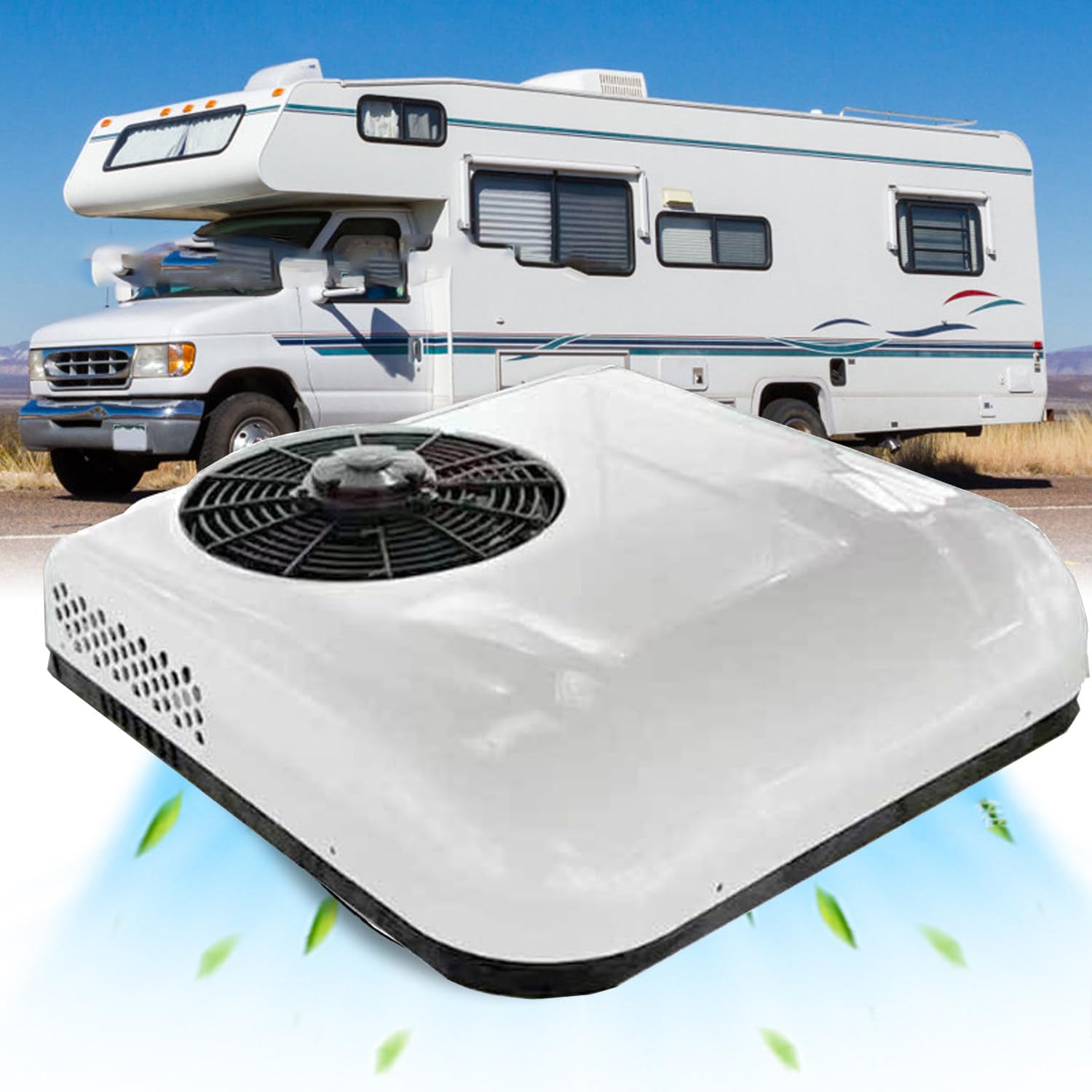 TIANQIHAO Ultra-Quiet 12V Dc Rooftop Air Conditioner For Rvs, Motorhomes, Trucks, And Enclosed Trailers,12v-Singlehole