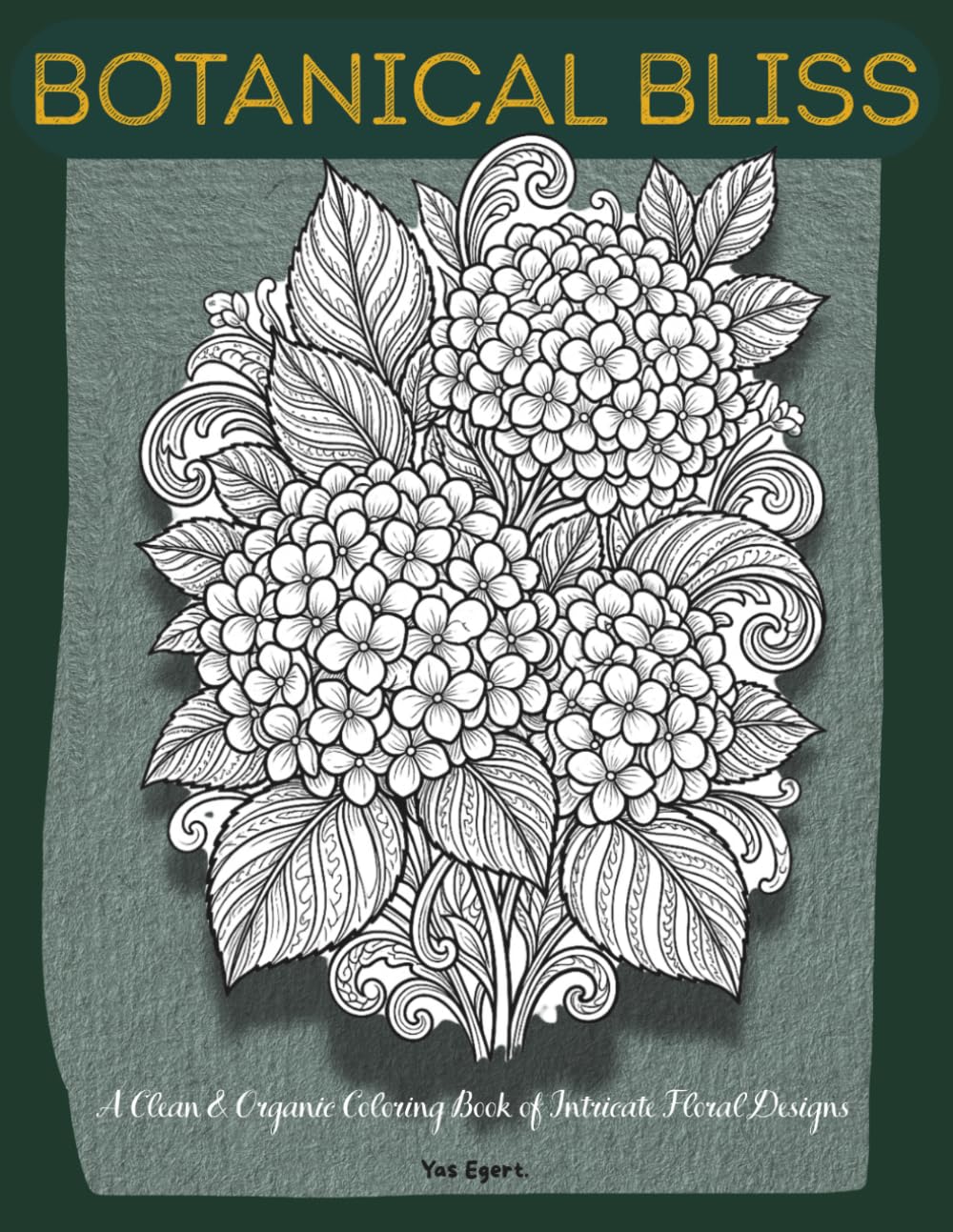 Botanical Bliss: A Clean & Organic Coloring Book of Intricate Floral Designs