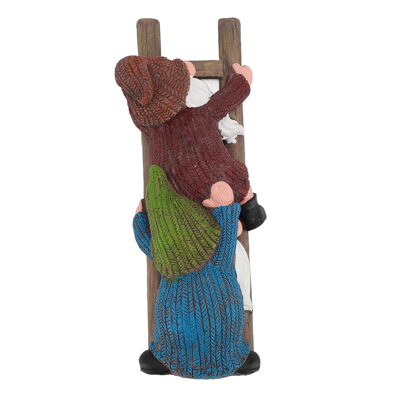 Tissting GNOME Garden Statue 250 x 82 x 65 mm Échelle de Résine Grimpant Drôle GNOME Decorations de Jardin