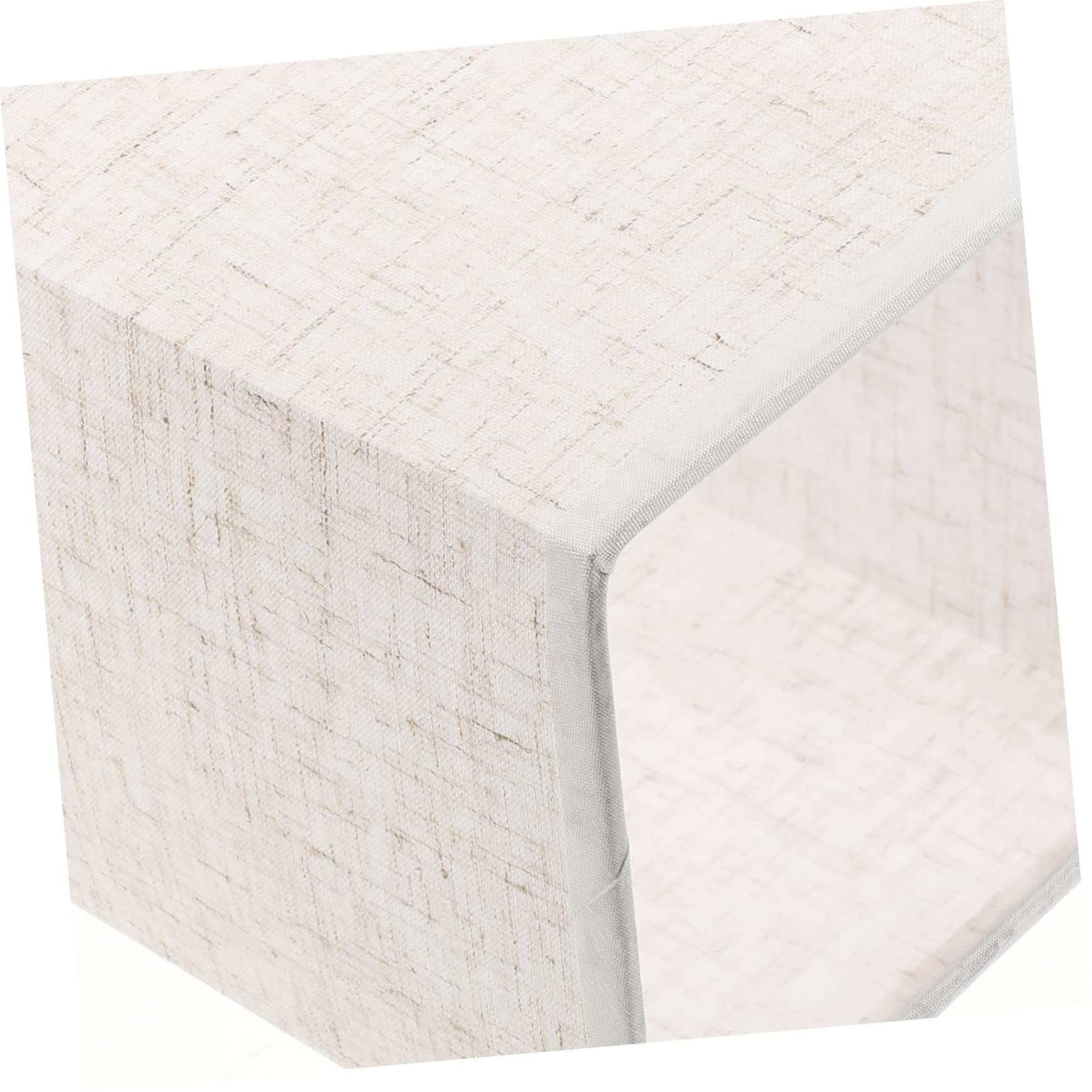 Pantalla de Lámpara de Tela Beige Base E27, Diseño Retro para Luz de Escritorio y Ambiente Cálido en Cocina o Hotel