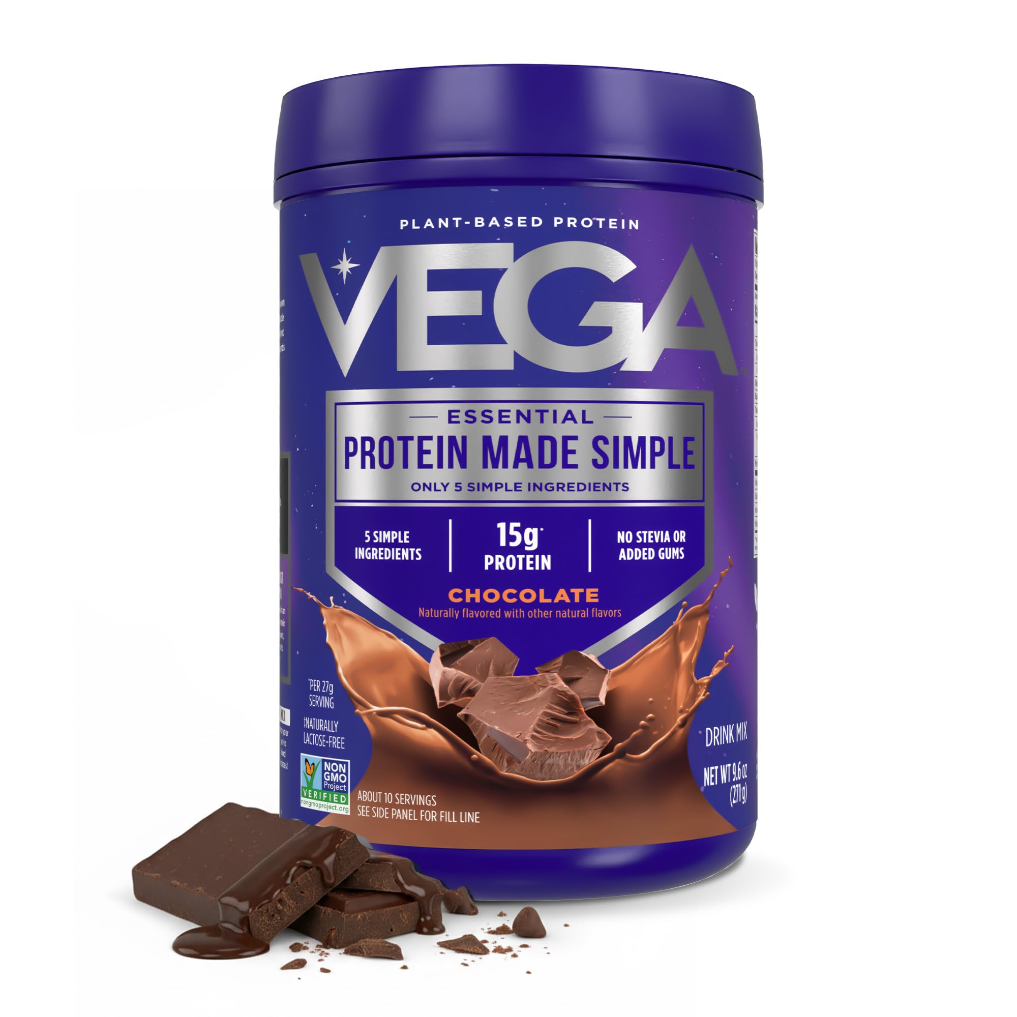 Amazon.com: Vega Protein Made Simple Plant-Based Chocolate Protein