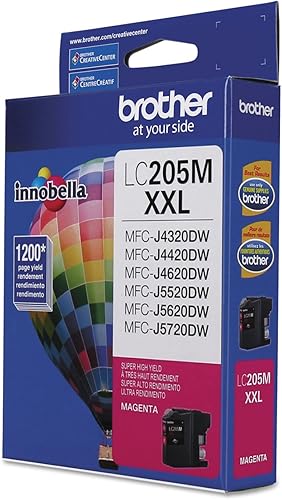 Miniatura 2 de Brother Impresora LC205M Cartucho de tinta de alto rendimiento, magenta