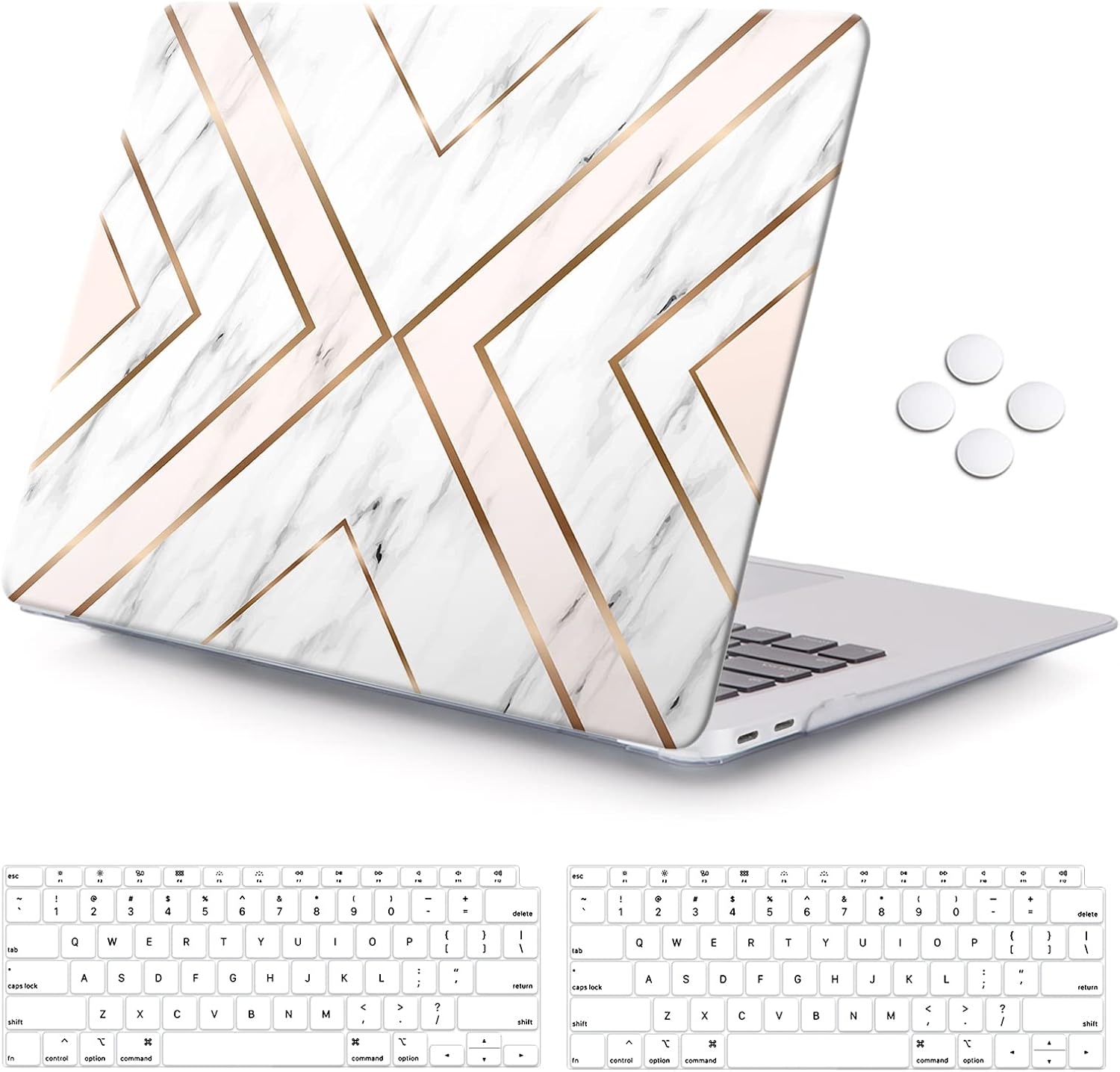 iCasso for MacBook Air 13 Inch Case 20182020 Release A2337 M1/A1932/A2179 with