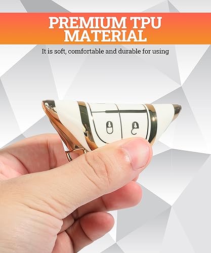 Miniatura 5 de Funda para llavero, carcasa de TPU suave, accesorios de automóvil con llavero, funda para llave de automóvil, protección para llave de automóvil,