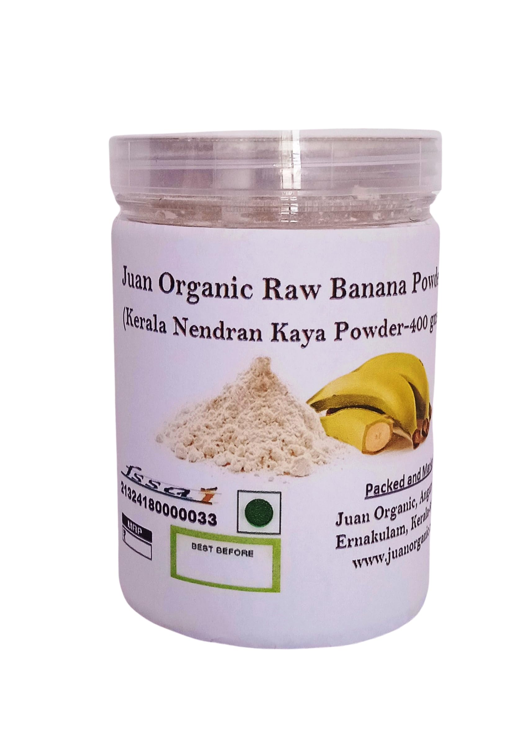 Juan Organic® Raw Banana Powder ( Kerala Nendran Kaya Powder - 400 g ) (B0CVN3SV3M) Amazon Price History, Amazon Price Tracker