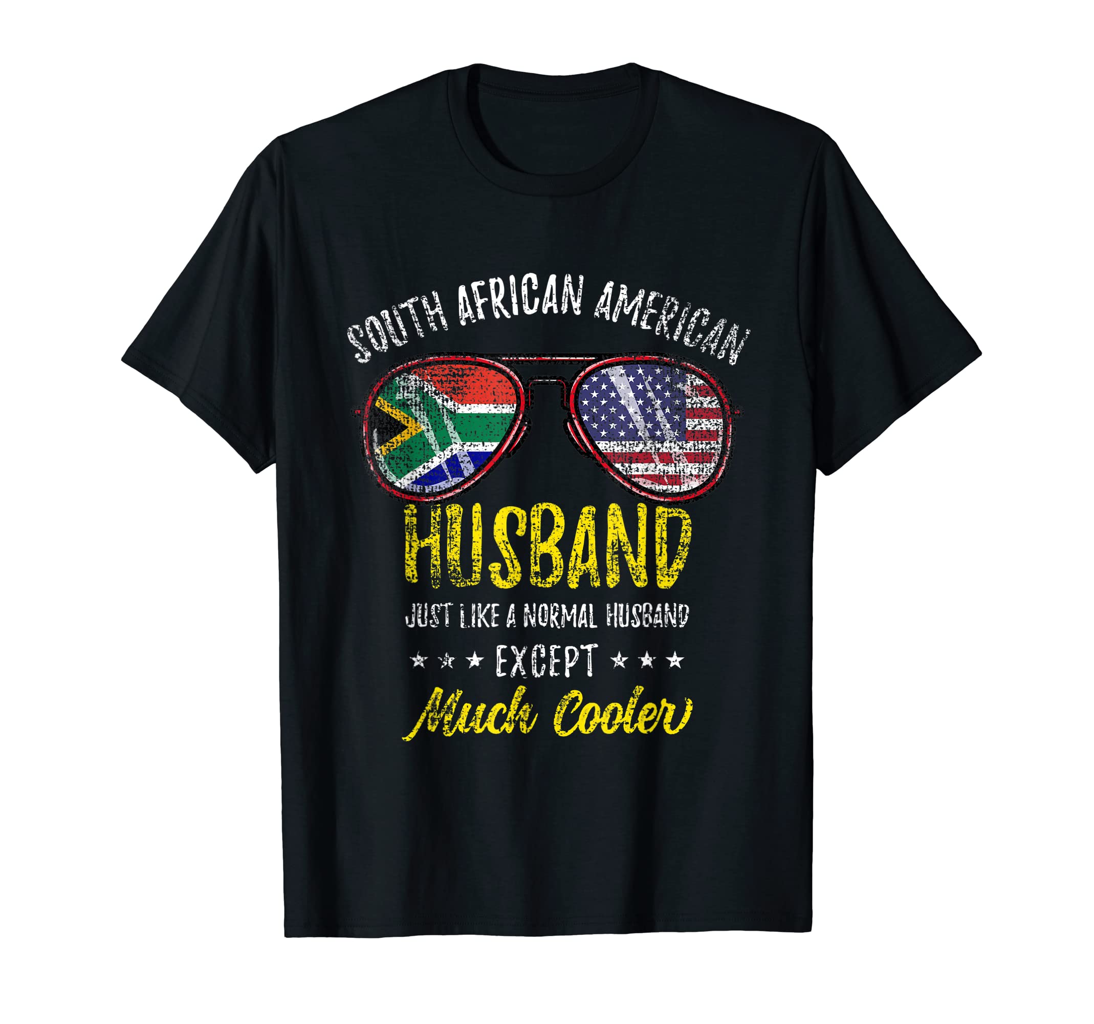Mens Funny South African American Husband Vintage T-Shirt
