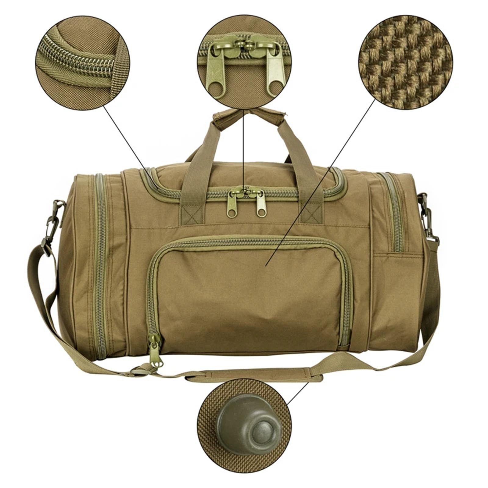 Borsone Palestra Borsa da viaggio 40 litri esterno for uomo Borse sportive trekking for escursionismo in palestra for il fine settimana con scomparto for scarpe(Grey)
