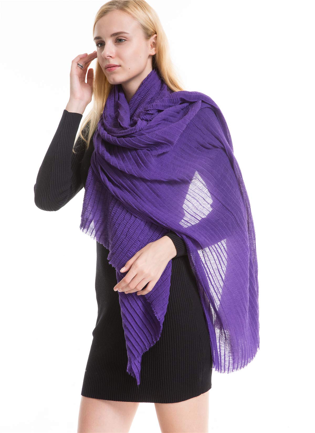 Rayon Acrylic Baby Soft Scarf for Women, Amazing Soft, Large Size, Lightweight for All Seasons