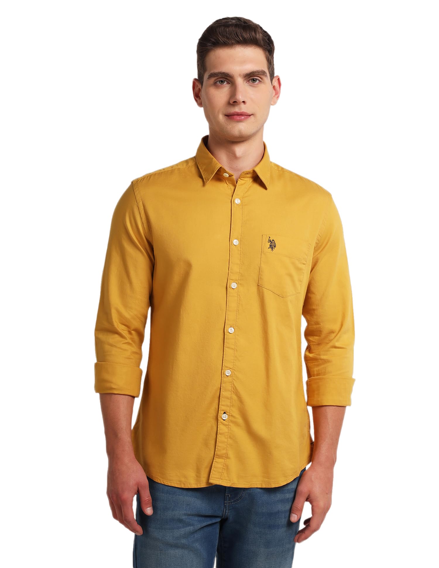 Men's Cotton Slim Fit Shirt-image-35