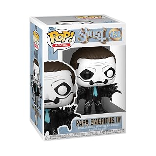 Funko Pop! Rocks: Ghost Band – Papa – Bat – Figurine en Vinyle à Collectionner – Idée de Cadeau – Produits Officiels – Music Fans - Les Beatles, Paul McCartney, John Lennon, RIngo Starr, George Harrison