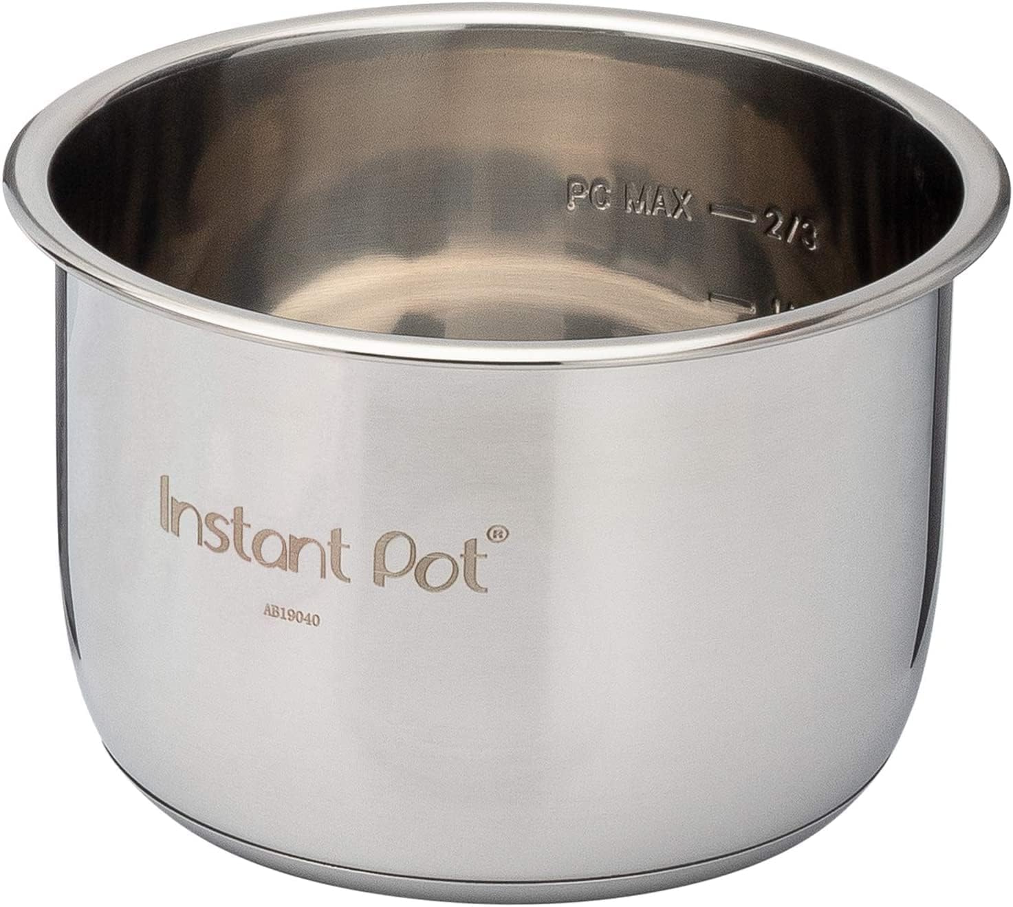 Mini 3-Quart Polished Stainless Steel Inner Pot