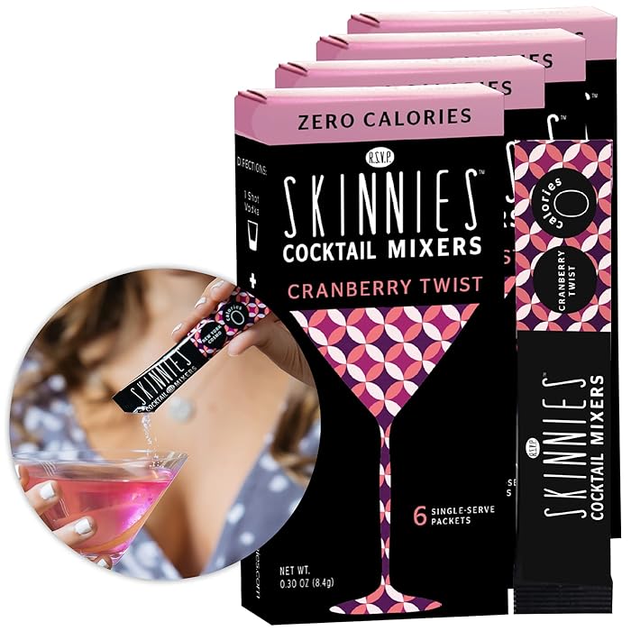 Buy RSVP Skinnies Zero Calorie Cocktail Mixers Cranberry Twist