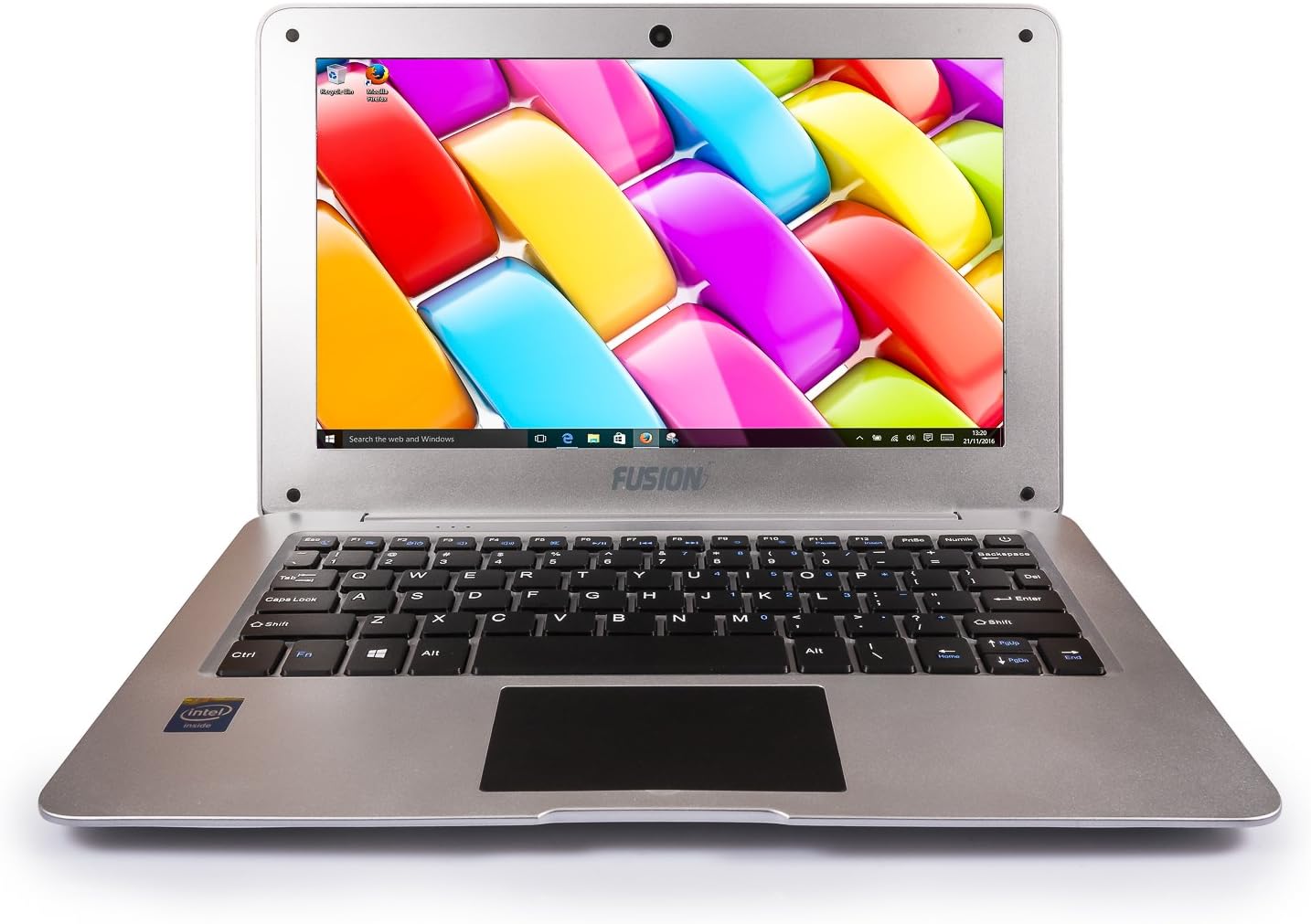 Fusion5 10.6" Full HD Laptop Computer Lapbook with Windows 10 Notebook PC, T50 Model, 1920 * 1080 IPS, Intel Quad-Core, 2GB RAM Lightest Laptop Computer