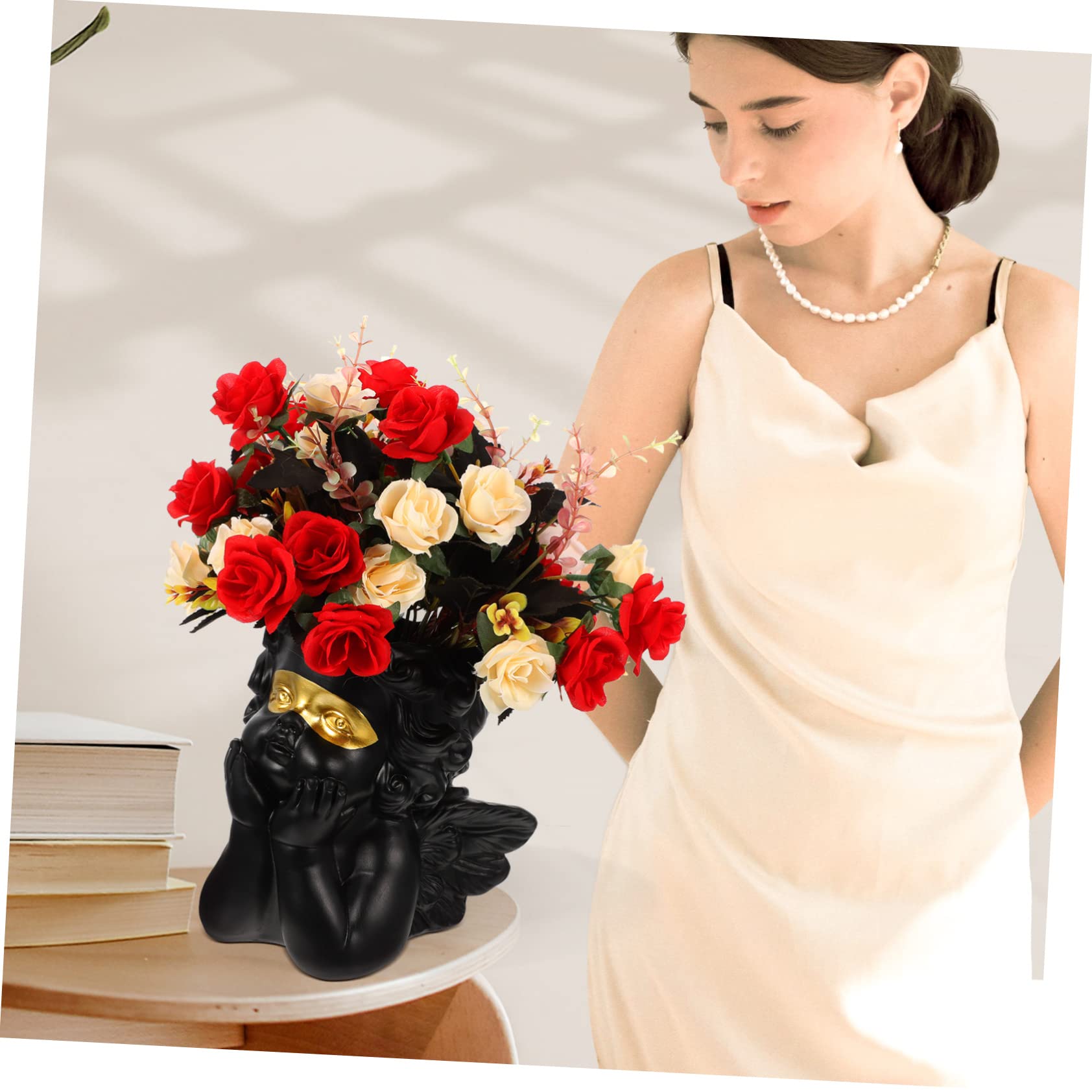 Amazon.co.jp: GANAZONO 天使の装飾品 屋内植物用プランターポット 形