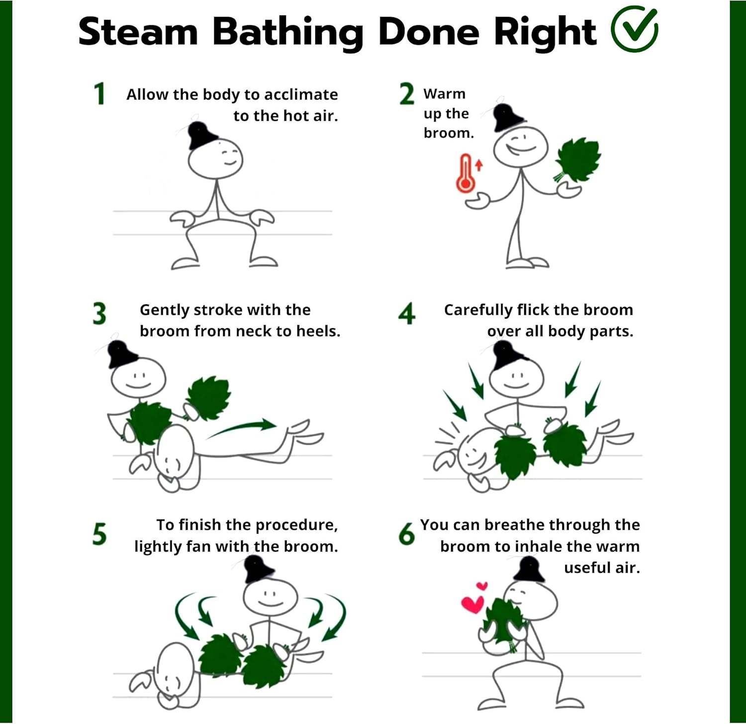 Aroma Spa Sauna Massage Whisk Venik Set of 2, Venik for Massage, Steam Sauna, Venik for Sauna, Banya Accessories (Herbal Mix)