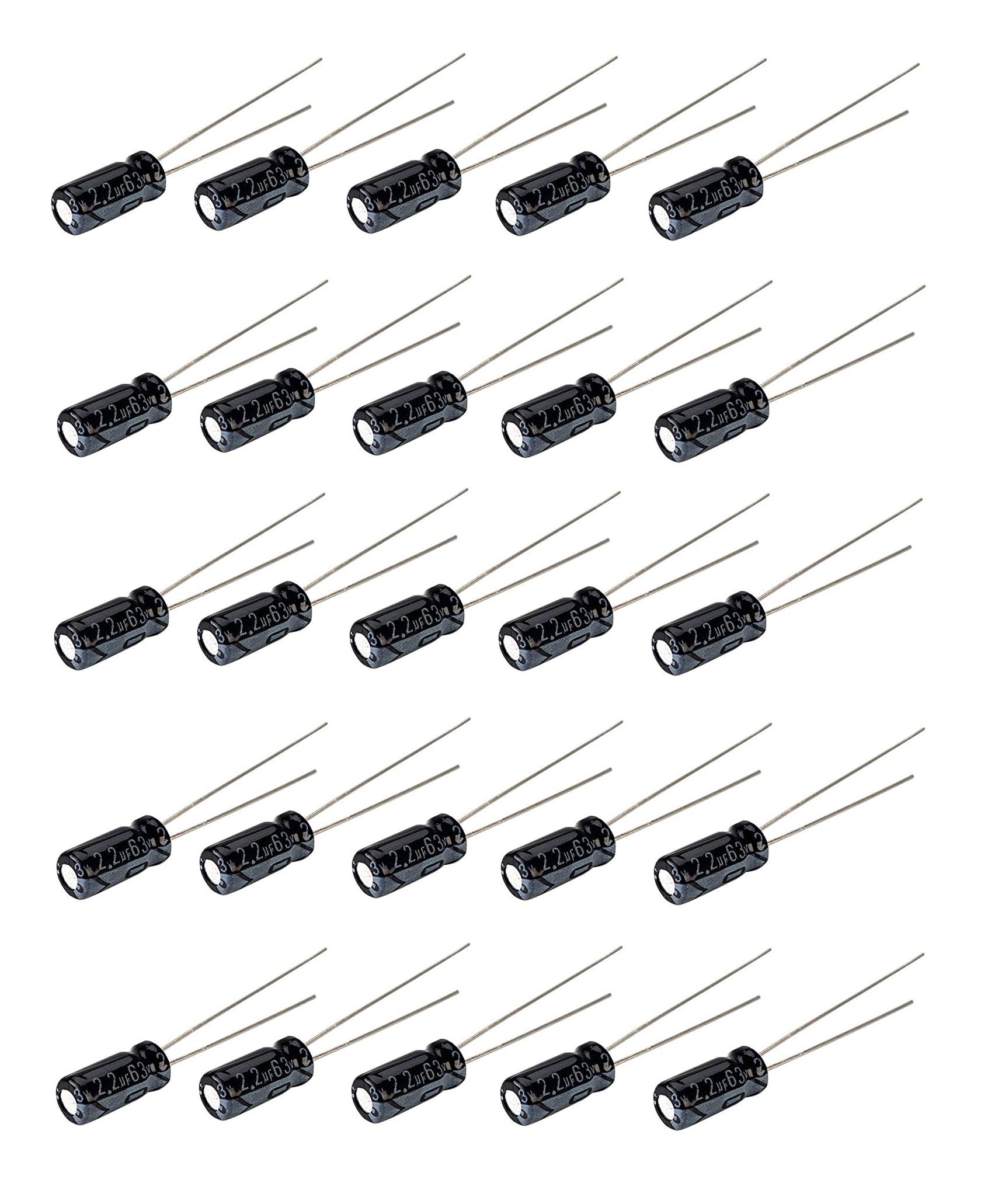2.2uF 63V Electrolytic Capacitor 5x11mm 105C- JWCO - Pack Of 25-picture-13